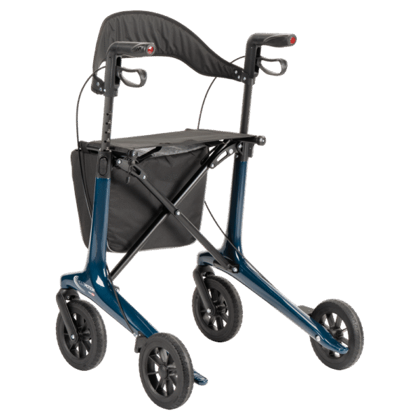 MultiMotion Carbon Rollator Blauw achterkant