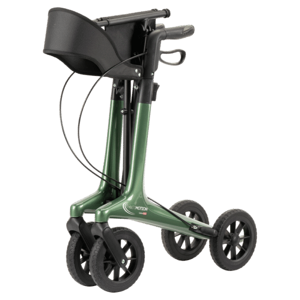 MultiMotion Carbon Rollator Groen ingeklapt