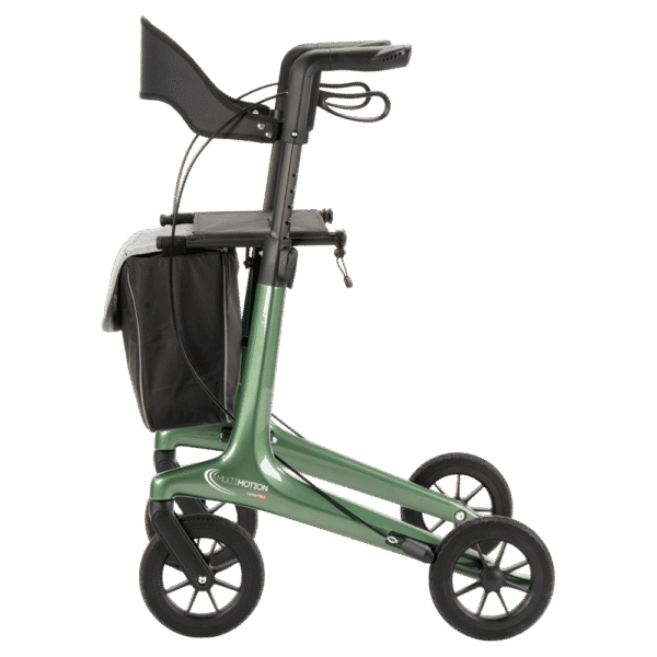 MultiMotion Carbon Rollator Groen zijkant