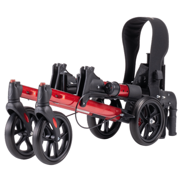 MultiMotion Double Rollator Rood opvouwbaar