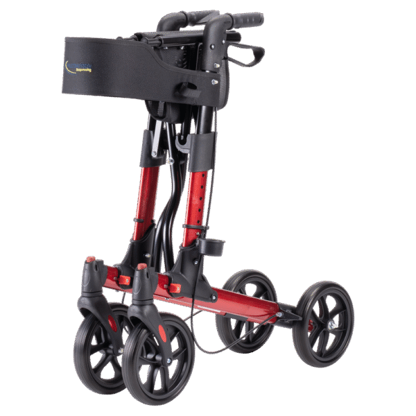 MultiMotion Double Rollator Rood - Afbeelding 3