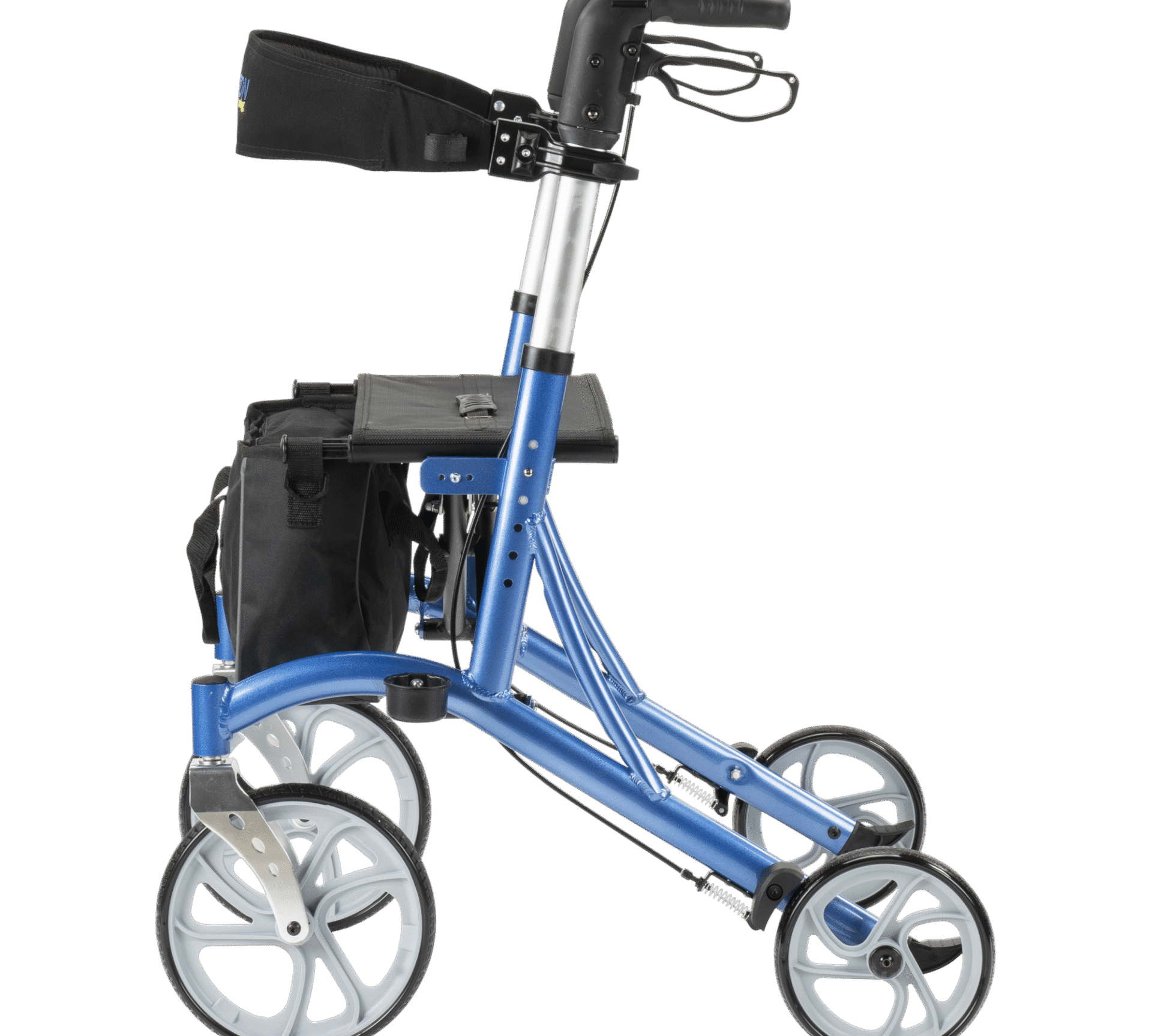 MultiMotion Cruiser rollator Blauw zijkant