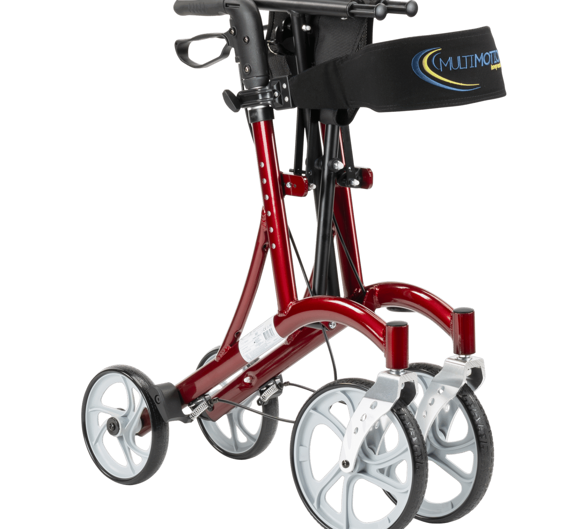 MultiMotion Cruiser rollator Rood ingeklapt