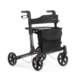 MultiMotion Double Rollator antraciet schuin