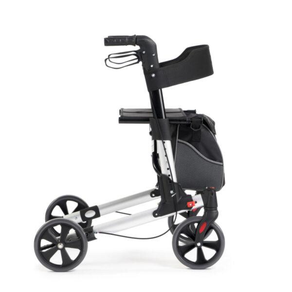 MultiMotion Double Rollator zilver zijkant