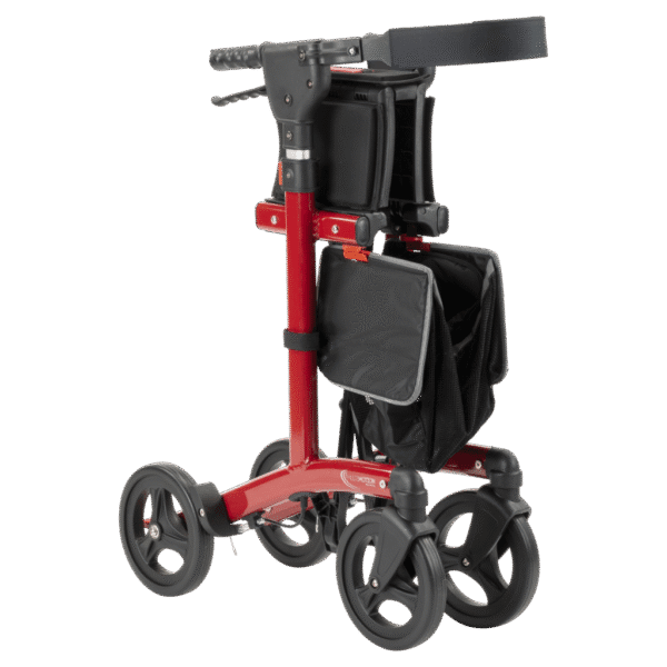 MultiMotion Trollimaster RA60 Rollator rood opvouwbaar